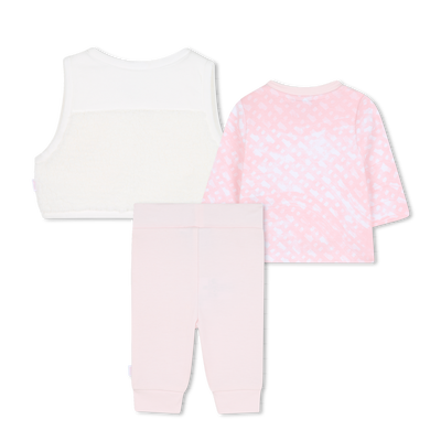 Conjunto de calças, colete e t-shirt BOSS GIRL