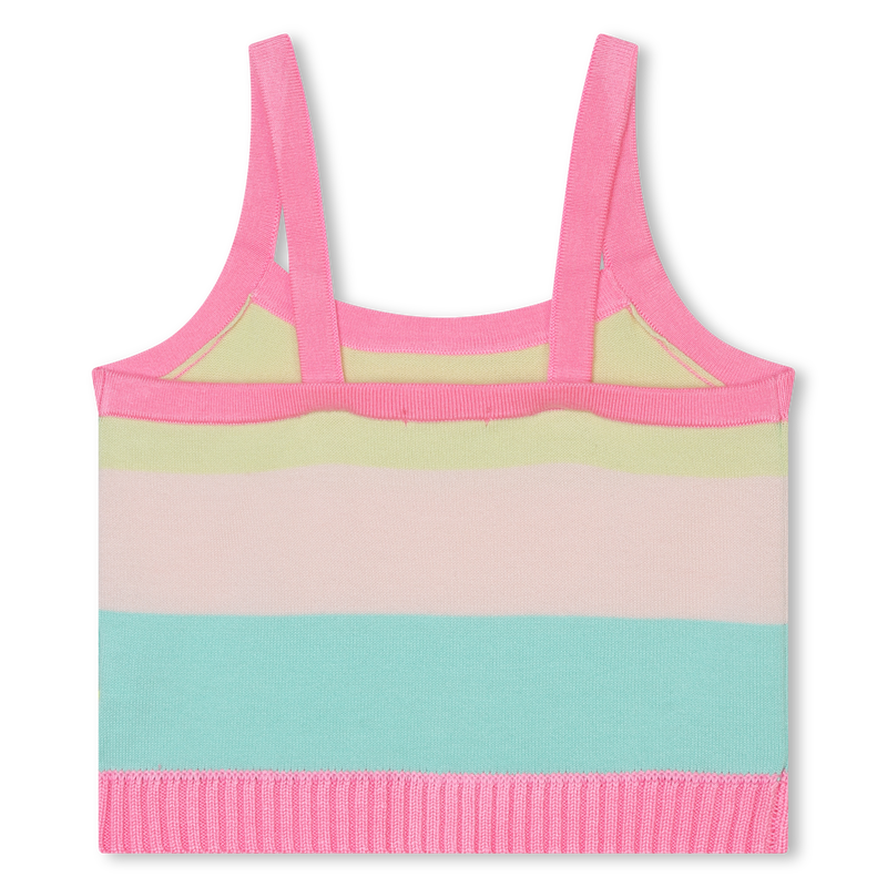 Knitted striped tank top BILLIEBLUSH 
                    GIRL