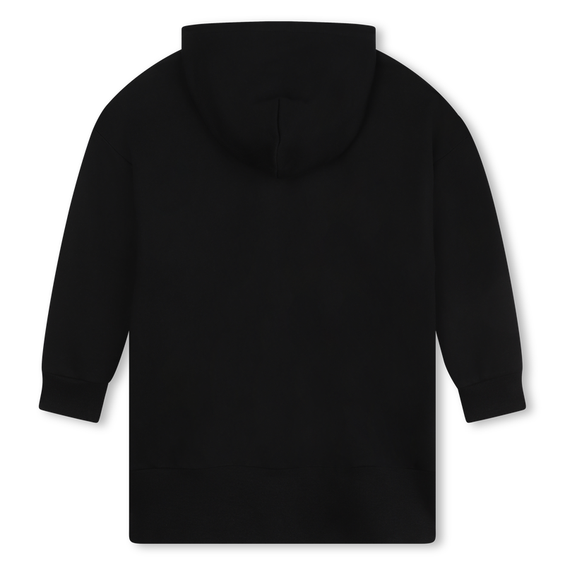 Vestido com capuz em molet&atilde;o DKNY 
                        GIRL