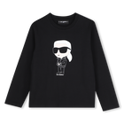 Camiseta de mangas curtas, PRETO, hi-res