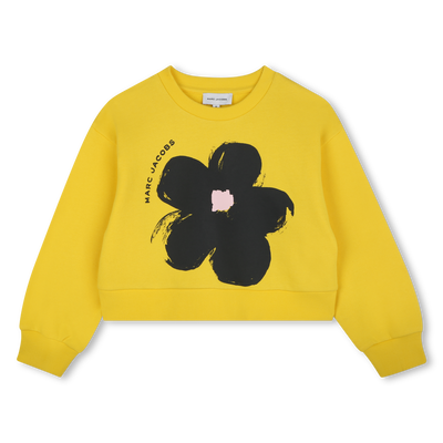 Sweatshirt molet&atilde;o de algod&atilde;o MARC JACOBS GIRL