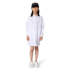 Vestido camisa de manga comprida KARL LAGERFELD KIDS 
                    GIRL