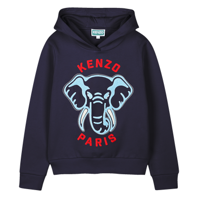 Sweatshirt com capuz elefante KENZO KIDS BOY