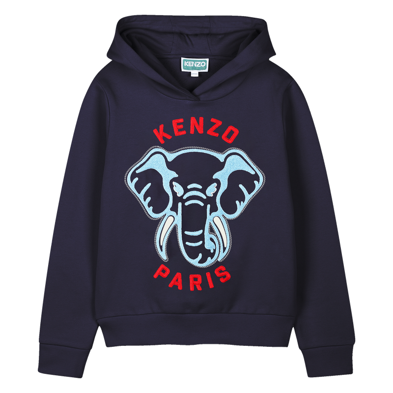 Sweatshirt com capuz elefante KENZO KIDS 
                        BOY