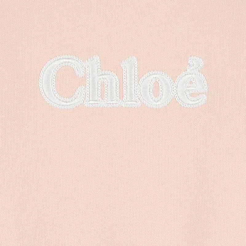 Vestido de moletão com laço CHLOE 
                    GIRL