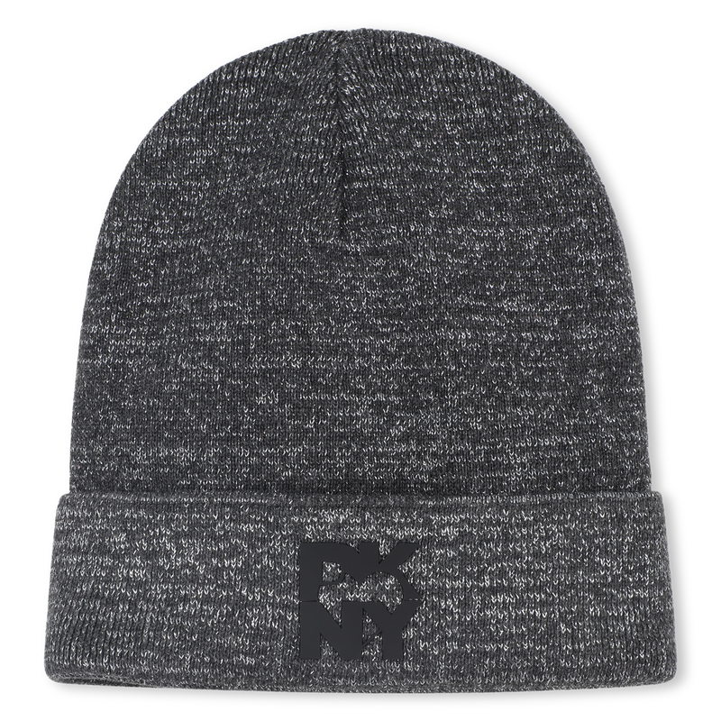 Gorro de malha de duas camadas DKNY 
                    GIRL