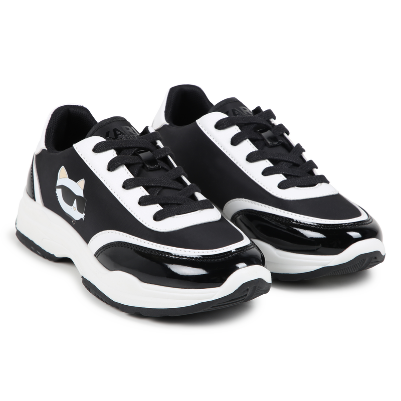 Sapatilhas com atacadores KARL LAGERFELD KIDS 
                        GIRL