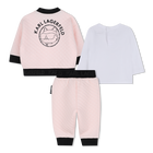Conjunto de moletom KARL LAGERFELD KIDS 
                    GIRL