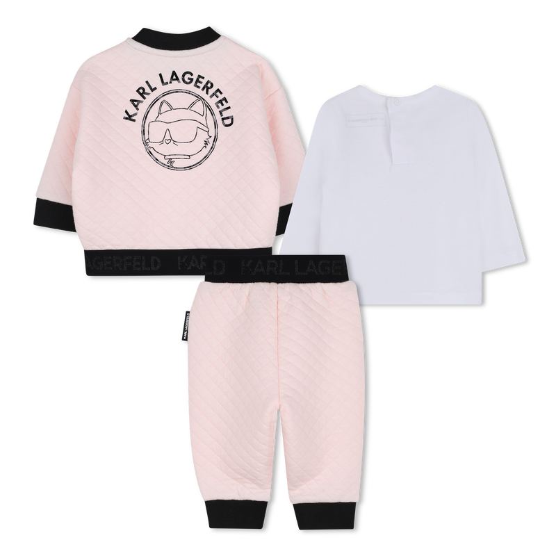 Conjunto de moletom KARL LAGERFELD KIDS 
                        GIRL
