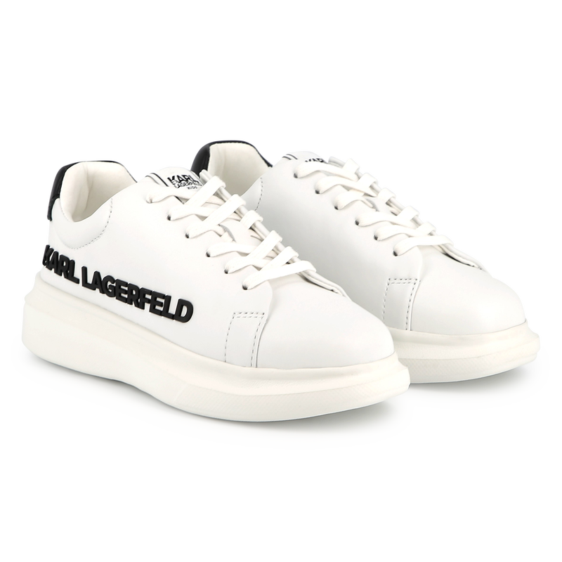 Sapatilhas de couro KARL LAGERFELD KIDS 
                        UNISEX
