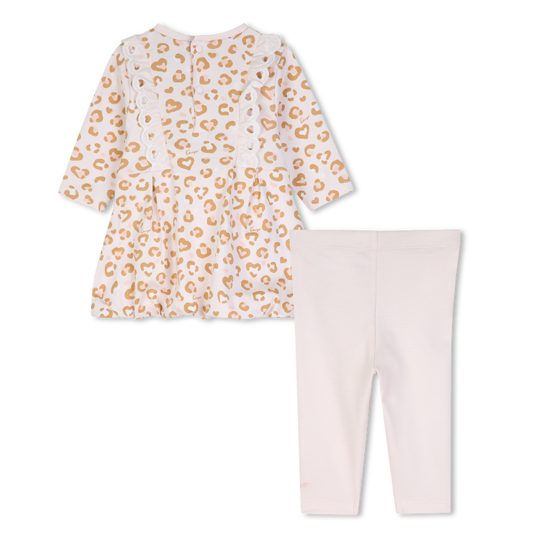 Conjunto de vestido e legging KENZO KIDS 
                        GIRL