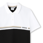 Camisa p&oacute;lo de manga curta BOSS 
                    BOY