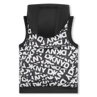 Colete acolchoado com capuz DKNY 
                    UNISEX