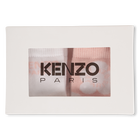 Conjunto de 2 pares de meias de malha KENZO KIDS 
                    UNISEX