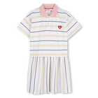 Vestido listrado HUGO 
                    GIRL