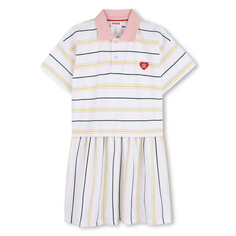 VESTIDO LISTRADO HUGO 
                        GIRL