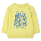 Sweatshirt em molet&atilde;o, AMARELO PALHA, hi-res