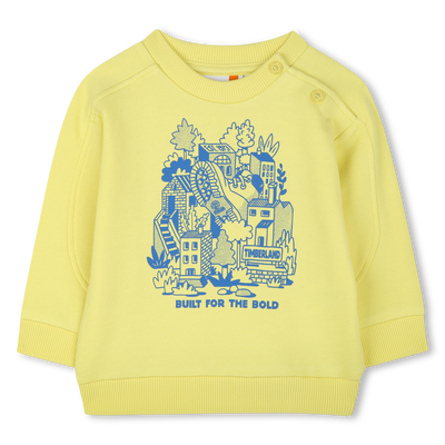 Sweatshirt em molet&atilde;o TIMBERLAND BOY