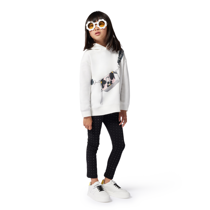 Sweatshirt com capuz moletão MARC JACOBS 
                    GIRL