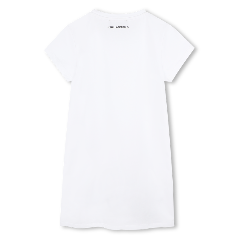 Vestido de manga curta KARL LAGERFELD KIDS 
                        GIRL