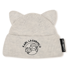 Conjunto de touca e pantufas KARL LAGERFELD KIDS 
                    UNISSEXO