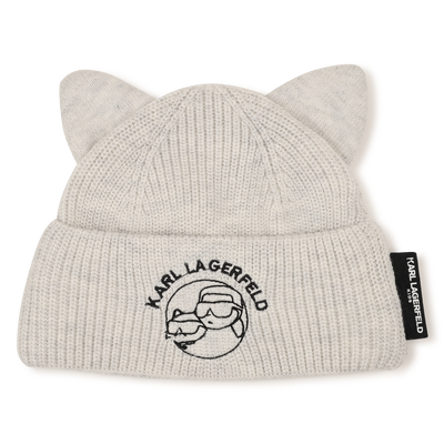 Conjunto de touca e pantufas KARL LAGERFELD KIDS UNISSEXO