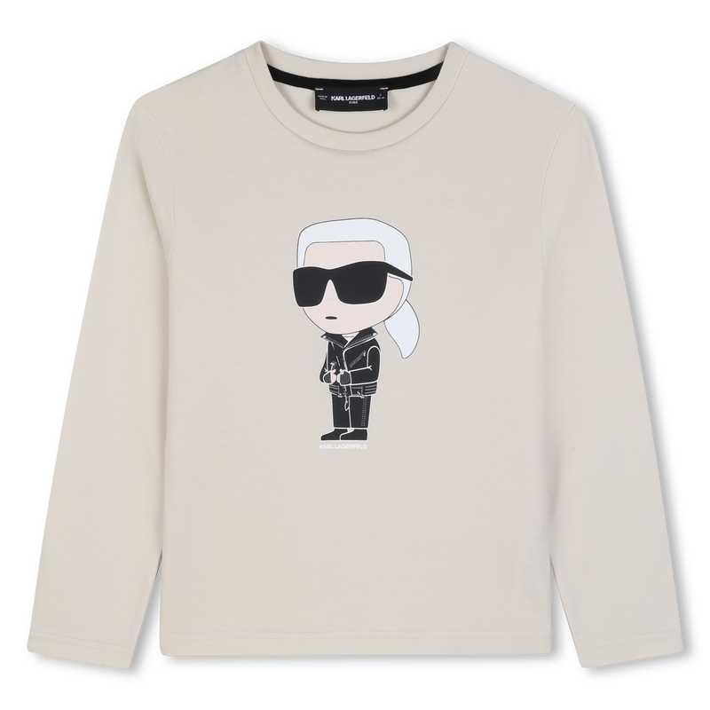 Camiseta de mangas curtas KARL LAGERFELD KIDS 
                        BOY