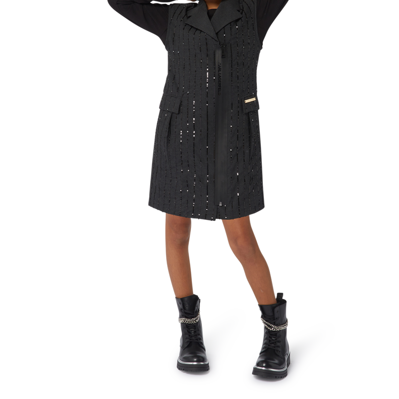 T-shirt com estampado KARL LAGERFELD KIDS 
                        GIRL