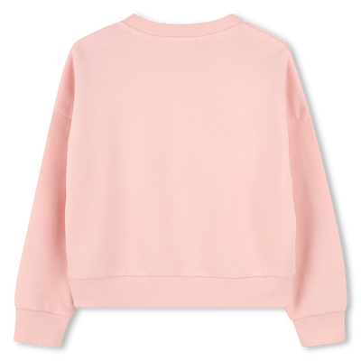 Sweatshirt em molet&atilde;o KENZO KIDS GIRL