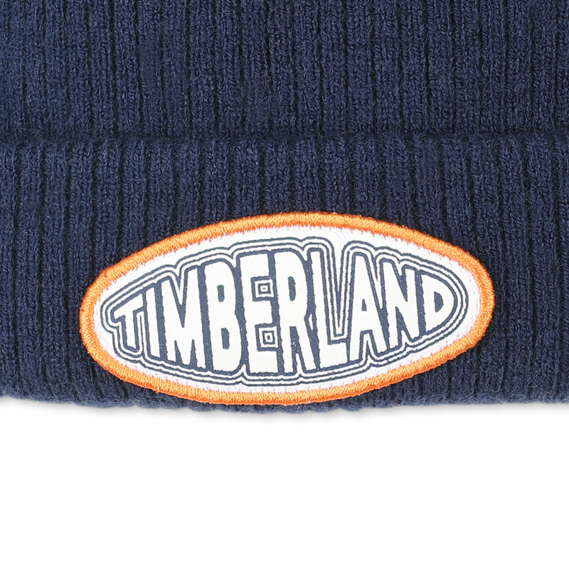 Chapéu de malha com pompom de lã TIMBERLAND 
                    BOY