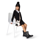 Vestido de mangas longas KARL LAGERFELD KIDS 
                    GIRL