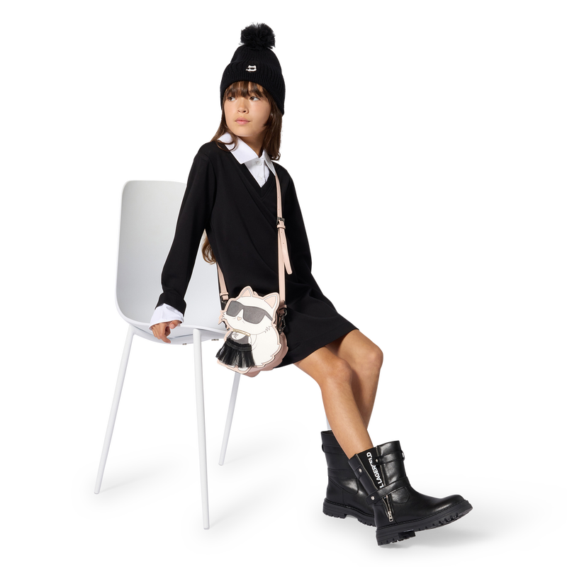 Vestido de mangas longas KARL LAGERFELD KIDS 
                        GIRL