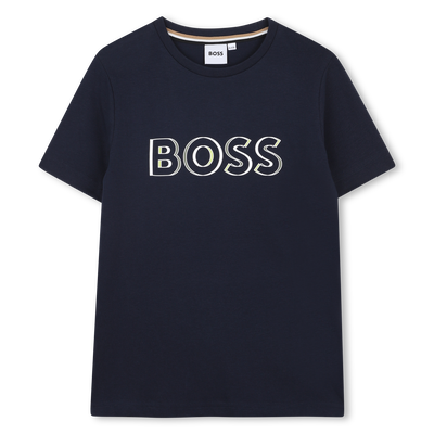 T-shirt manga curta em algod&atilde;o BOSS BOY