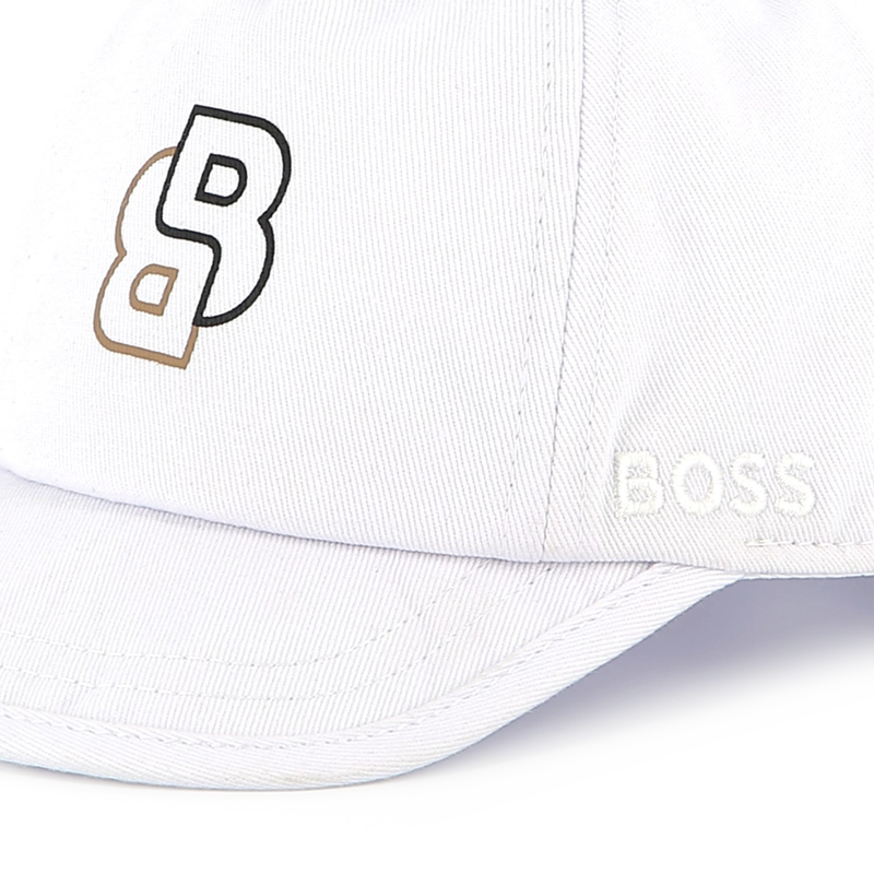 Boné com velcro de algodão BOSS 
                    BOY