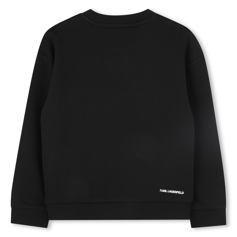 Sweatshirt com estampa KARL LAGERFELD KIDS 
                        BOY
