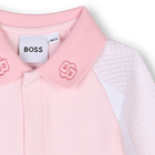 Pijama gola polo e recortes BOSS 
                    GIRL
