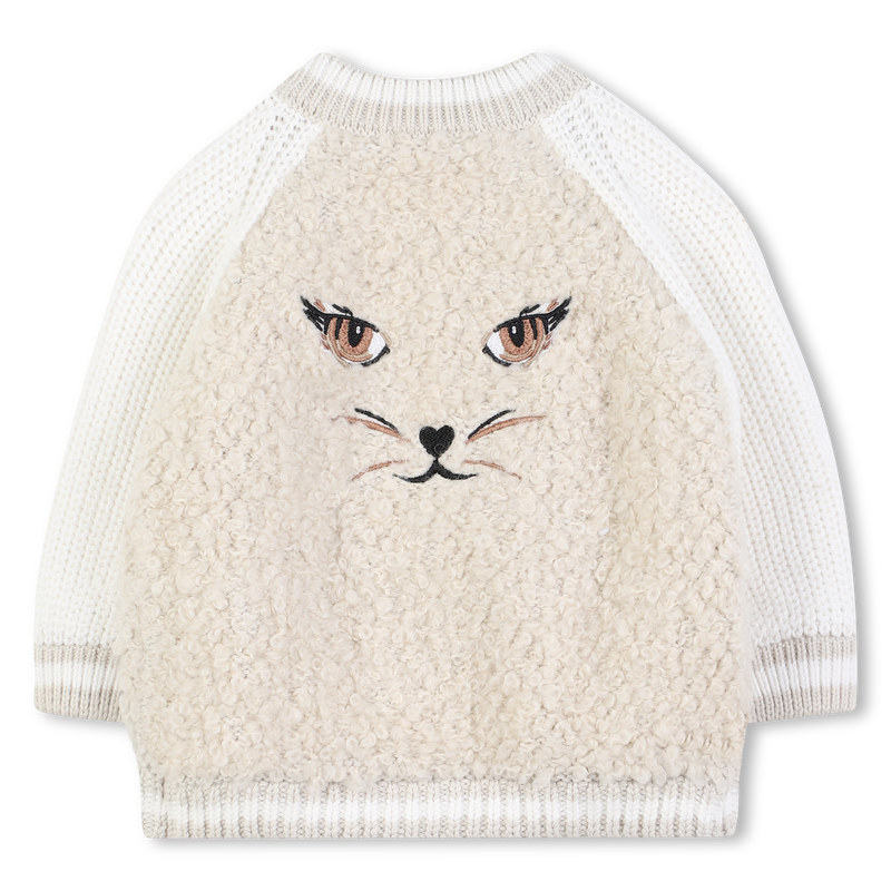 Cardigã bicolor GIVENCHY 
                    GIRL