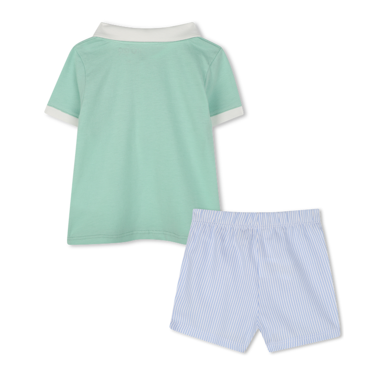 Polo e cal&ccedil;&otilde;es de algod&atilde;o KENZO KIDS 
                        BOY