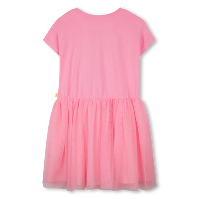 Vestido bi-mat&eacute;ria BILLIEBLUSH GIRL