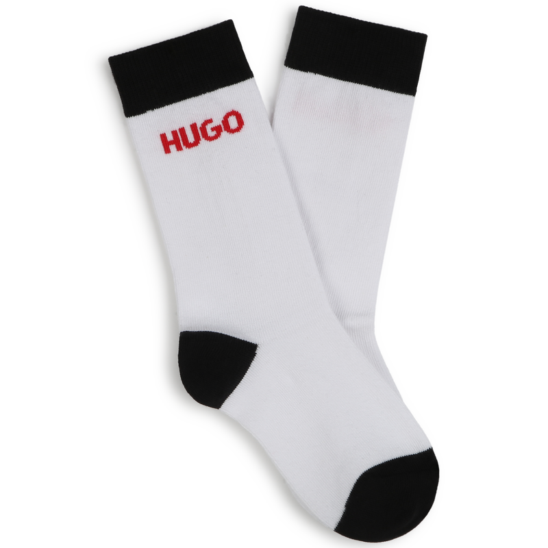 Conjunto de 2 pares de meias HUGO 
                        UNISEX