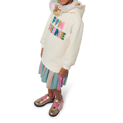 Vestido bi-mat&eacute;ria BILLIEBLUSH GIRL