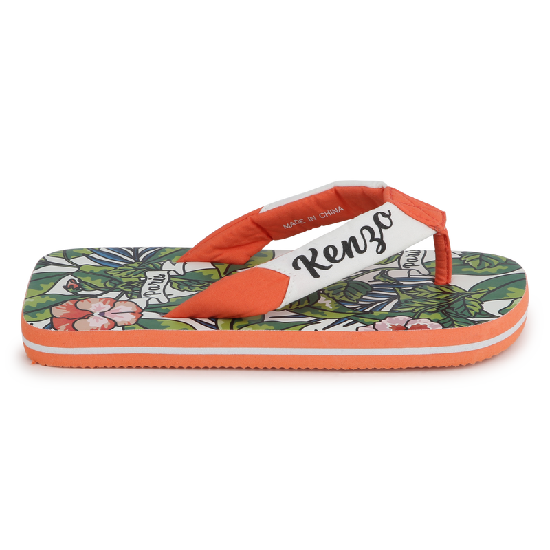 Printed insole flip-flops KENZO KIDS 
                    UNISEX
