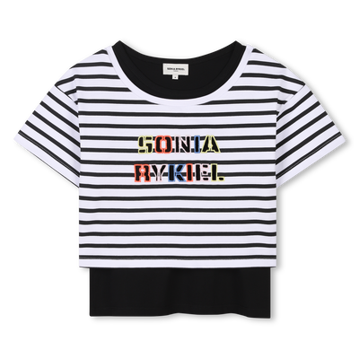 Two-in-one T-shirt with top SONIA RYKIEL GIRL