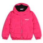 Casaco acolchoado com capuz HUGO 
                    GIRL