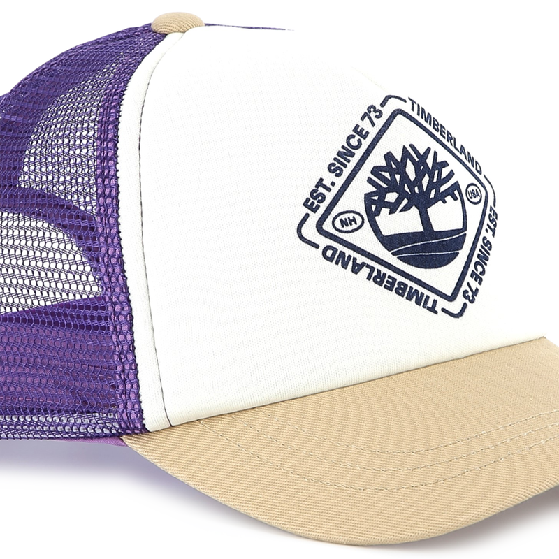 Tricolor bi-material cap TIMBERLAND 
                    BOY