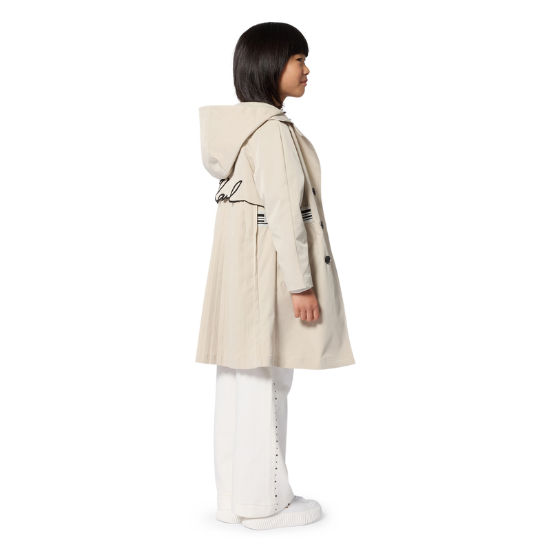 TRENCH COAT FORRADO KARL LAGERFELD KIDS 
                        GIRL