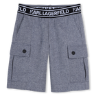 Bermuda jeans shorts KARL LAGERFELD KIDS 
                    BOY