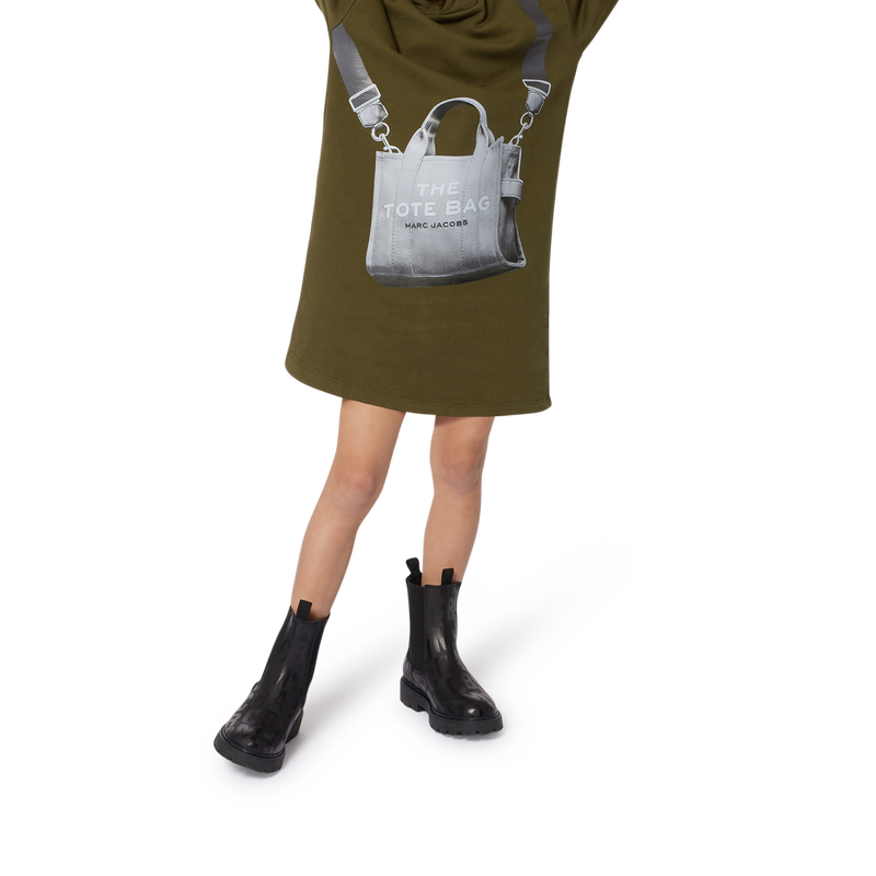 Vestido com capuz MARC JACOBS 
                        GIRL