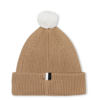 Gorro de malha com pompom BOSS BOY