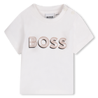 T-shirt com log&oacute;tipo estampado BOSS 
                    BOY